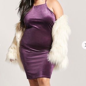 Forever 21 Plus Size Velvet Bodycon Cami Dress
